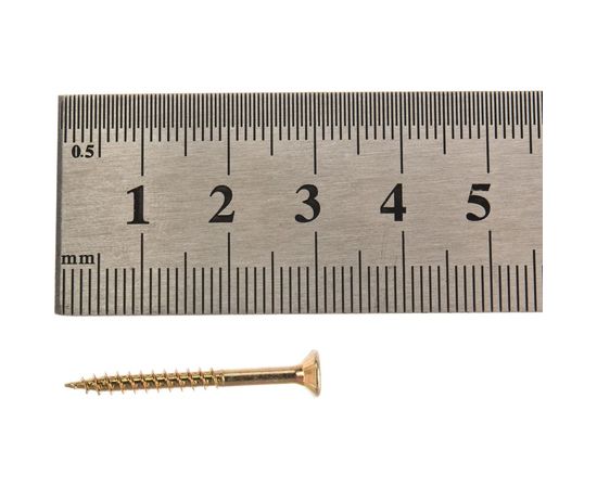 Конструкционный шуруп для дерева с фрезой ЕВРОПАРТНЕР потай, ж/п Torx 15 3.0х30, 25шт. 15 0416 1 – изображение 4