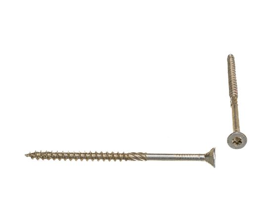 Конструкционный шуруп для дерева с фрезой ЕВРОПАРТНЕР потай, ж/п Torx 25 5.0х90, 10 шт. 15 0095 2 – изображение 3