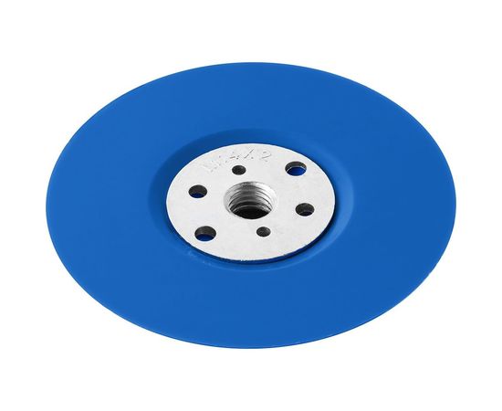 Тарелка опорная пластиковая под круг фибровый Профессионал (115 мм; М14) для УШМ Зубр 35775-115 – изображение 2