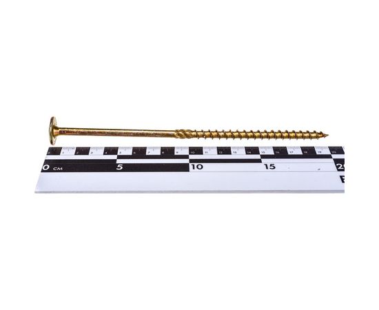 Конструкционный шуруп для дерева ЕВРОПАРТНЕР прессшайба TORX 40, ж/п 8x200 1 шт. 0 1452 0 – изображение 2