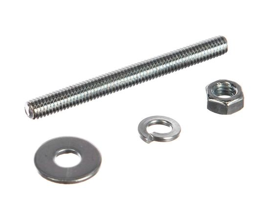 Шпилька DIN976 М6x60 ЕВРОПАРТНЕР в комплекте гайки DIN934 шайбы DIN 9021 и DIN127 Zn 2 шт. 12 0602 1 – изображение 2