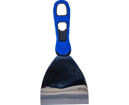 Шпатель с профилированным нержавеющим полотном и 2к ручкой 100мм Зубр ПРОФЕССИОНАЛ 10049-10_z03 – изображение 3