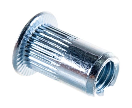 Резьбовые заклепки с насечками ЗУБР Профессионал М5, 20 шт, стальные, стандартный бортик 31318-05 – изображение 2