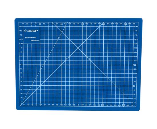 Непрорезаемый коврик Зубр Эксперт 3 мм цвет синий 300x220 мм 09903 – изображение 4
