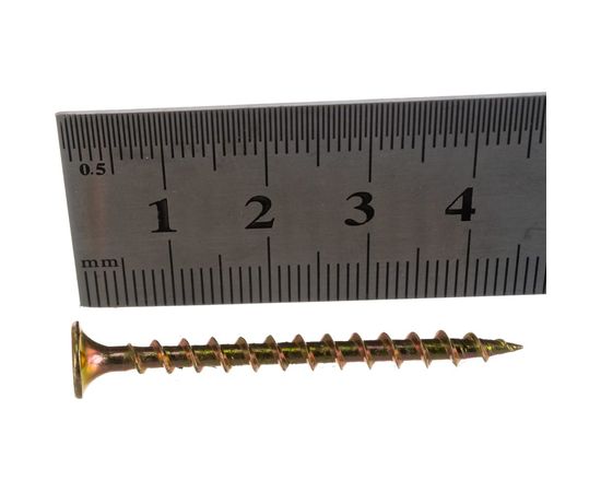 Универсальный саморез Госкреп дерево/ДСП/OSB 3,5х45мм380шт б.пл.конт. 1000 мл 1-0022670 – изображение 3