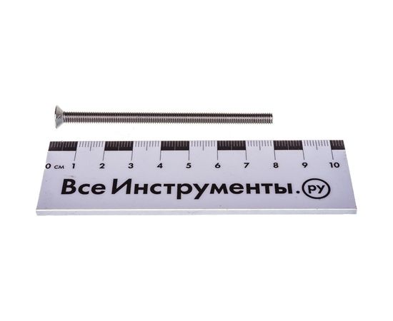 Винт с потайной головкой ЕВРОПАРТНЕР DIN 965 5х80 нержав. сталь 2 шт. G2 2580 1 – изображение 3