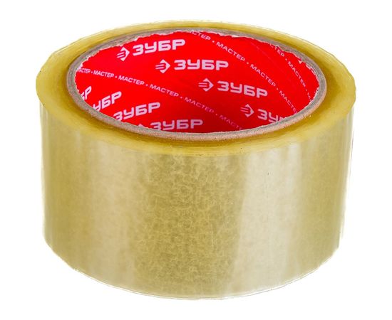 Лента клеящая упаковочная (48 мм; 60 м) Зубр 12031-50 – изображение 3