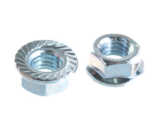 Гайка с фланцем Качественный КРЕПЕЖ DIN 6923 М8 100 шт 0301304 КЧ – изображение 5