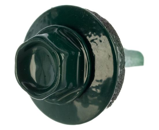 Кровельный саморез Госкреп 5,5х19 RAL 6005 зеленый мох 10 шт., подвес 2-0019970 – изображение 6