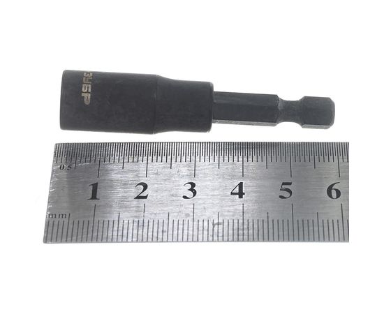 Удлиненная бита ПРОФИ с торцовой головкой Зубр, хвостовик E 1/4", 8 мм 26377-08 – изображение 4