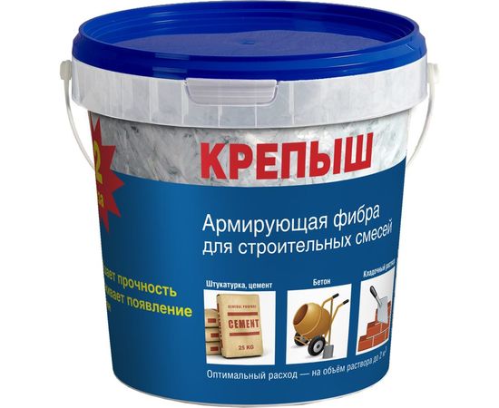 Армирующая фибра Крепыш 1,0 кг Arm-1,0 