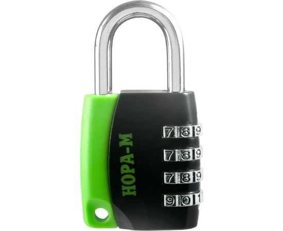 Навесной кодовый замок НОРА-М 618 черный 17077 