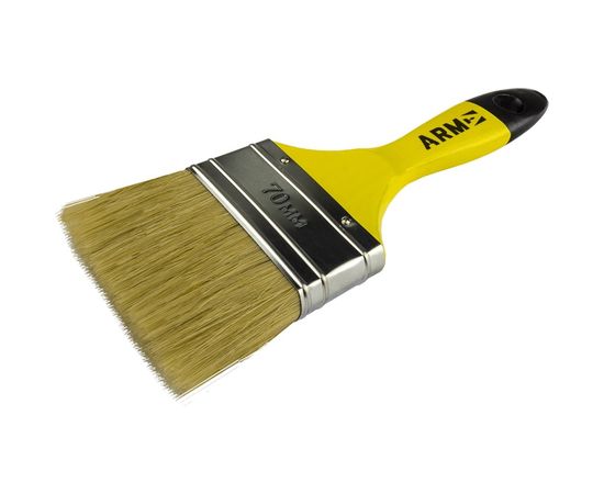 Флейцевая кисть ПКБ АРМА КФ 70 МАСТЕР с деревянной ручкой, из натуральной щетины А211-1070 