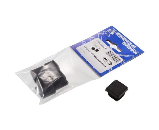 Квадратная заглушка для труб крепежная техника 20х20 мм 4 шт 60024 