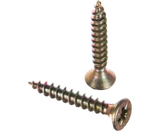 Универсальный саморез по дереву КрепСтройГрупп 4,5х30 желтый цинк, 300 шт. 145422 