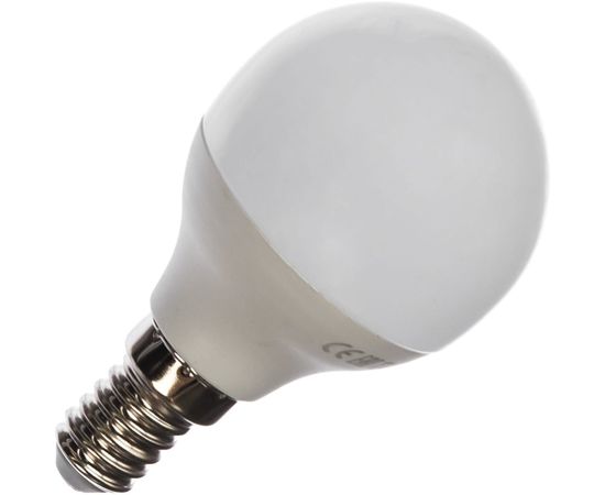 Светодиодная лампа P45 5.5W E14 4000K 450лм шар матовый КРАСНАЯ ЦЕНА 4606400615910 