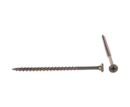 Саморезы с потайной головкой и крупным шагом Профикреп жёлтый цинк, 4,2х75 75 шт 2034906239 – изображение 3