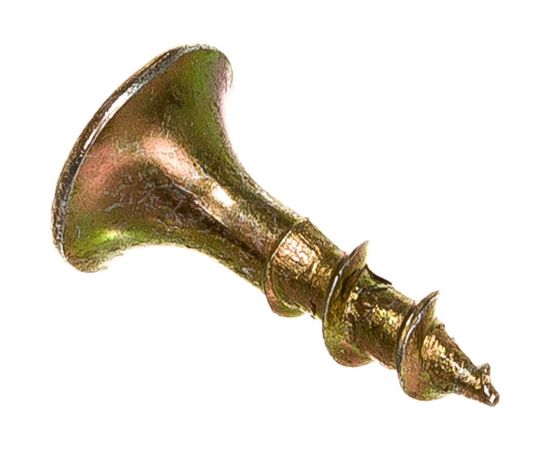 Саморезы с потайной головкой и крупным шагом Профикреп жёлтый цинк, 3,5х16 200 шт 2034906228 – изображение 3