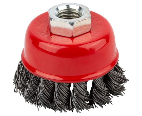 Чашечная стальная корщетка Курс для УШМ 65 мм 39041 – изображение 3