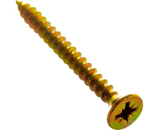 Саморез КРЕП-КОМП желтый цинк POZY 5х50 300шт жд550ф – изображение 4