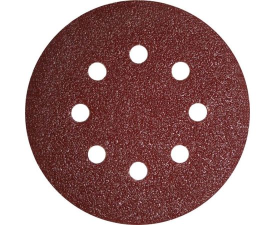 Круг шлифовальный на липкой основе (5 шт; 125 мм; Р40) ПРАКТИКА 031-488 – изображение 4