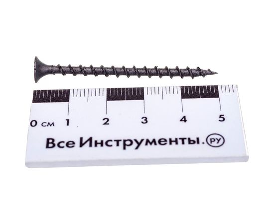 Саморез по дереву КРЕП-КОМП черный 3,5х51 400шт чд51ф – изображение 3