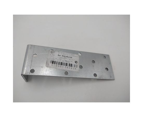 Соединительный уголок Невский Крепеж оцинк. 40х120х40х2,0 мм 824835 – изображение 2