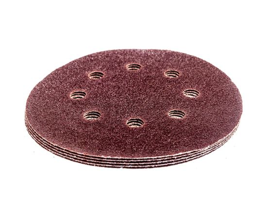 Круг шлифовальный на липкой основе (5 шт; 125 мм; Р40) ПРАКТИКА 031-488 – изображение 5