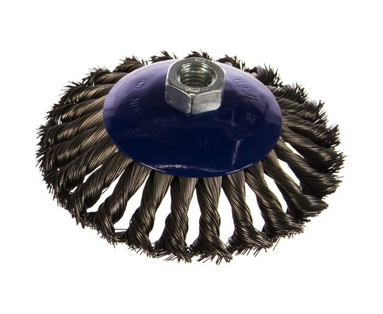Кордщетка радиальная с наклоном витая (125 мм; М14) ПРАКТИКА 032-508 – изображение 2