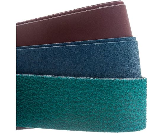 Комплект лент шлифовальных (10 шт; 1250х50 мм; P40-P800) Мосгриндер БАЗ-1250101 – изображение 4