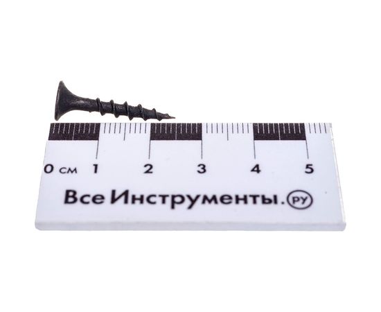 Саморезы с потайной головкой Профикреп кр/ш оксидир. пакет, 3,5х25 18 шт 111713 – изображение 2