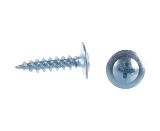 Оцинкованный саморез по металлу с прессшайбой КрепСтройГрупп 4,2х19 острый, 400 шт. 145330 – изображение 3