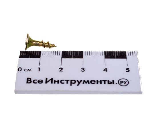 Саморезы с потайной головкой и крупным шагом Профикреп жёлтый цинк, 3,5х16 200 шт 2034906228 – изображение 4