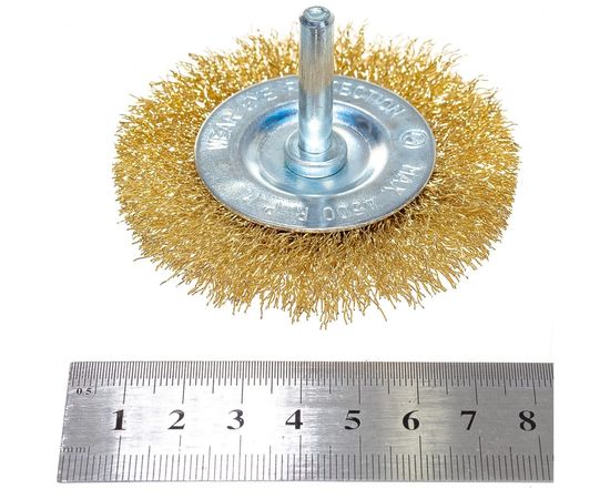 Кордщетка радиальная мягкая (75 мм) для дрели ПРАКТИКА 032-553 – изображение 6