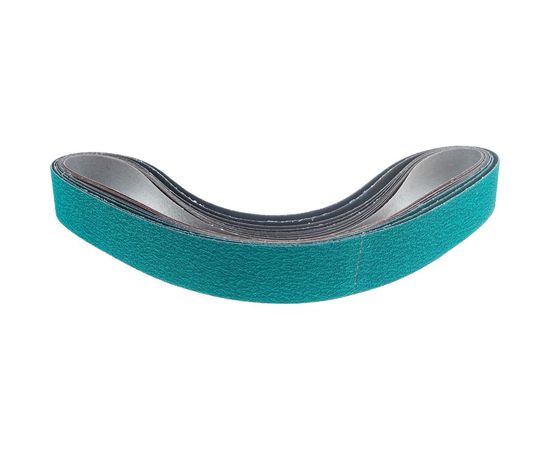 Комплект лент шлифовальных (10 шт; 1250х50 мм; P40-P800) Мосгриндер БАЗ-1250101 – изображение 2