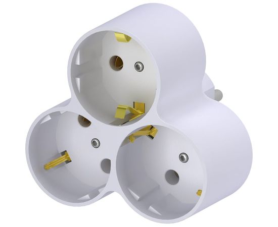 Электрический разветвитель ФОТОН /тройник/ АМ 16-3Е, 16А 12323 