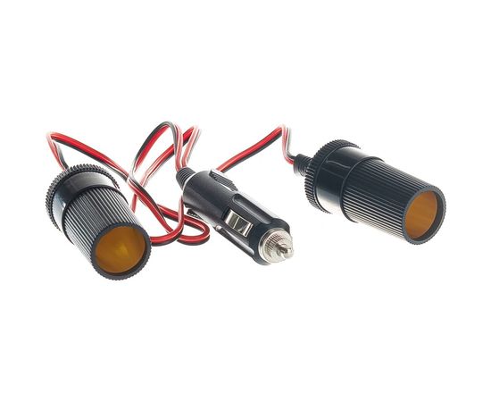 Разветвитель автоприкуривателя 2гн шнур FD-1818 REXANT 16-0222 