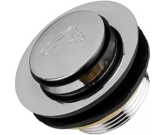 Донный клапан для ванны и душевой кабины OUTE латунь с хромовым покрытием TP73 