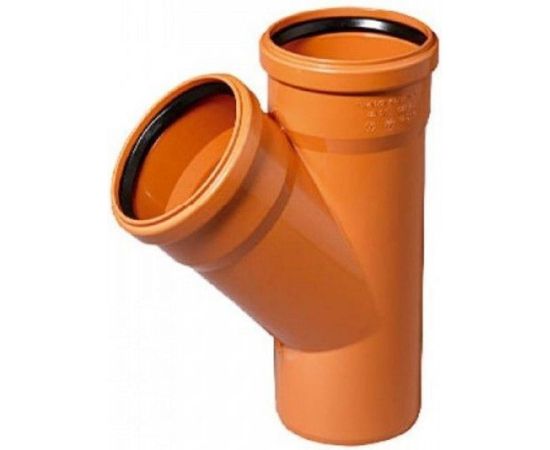 Тройник для наружной канализации Flextron 110/110мм х 45°градусов SVK-KN70111145 