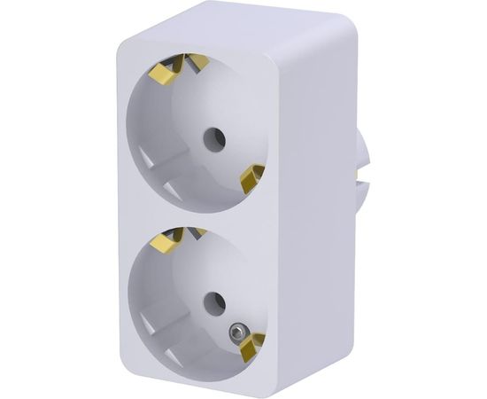 Разветвитель - электрический двойник с заземлением 16А ФОТОН АМ 16-2Е 12322 