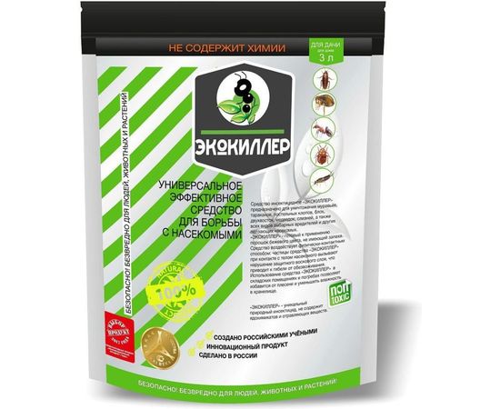Универсальное средство для уничтожения насекомых ЭКОКИЛЛЕР 3 л 4660028220062 