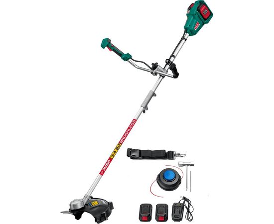 Бесщеточный триммер ЗУБР 36В, 2х18В АКБ 2А*ч ТАБ-365-22 