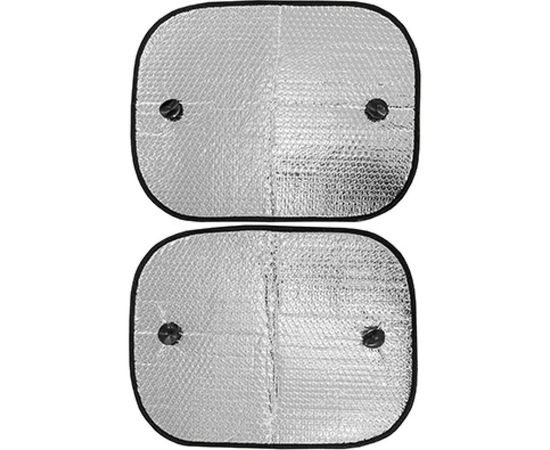 Шторка экран SKYWAY на присосках, фольга, на боковые стекла, 2 штуки S01202003 