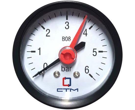 Манометр аксиального подключения 1/4 до 6 бар СТМ CPM14A06:167 