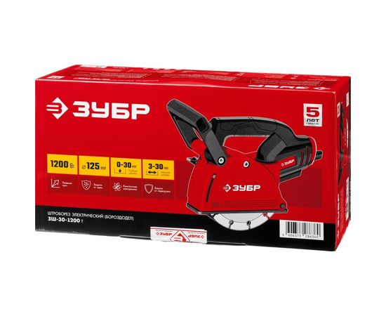 Электрический штроборез ЗУБР МАСТЕР ЗШ-30-1200 Т – изображение 11