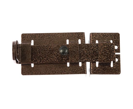 Дверной засов с проушиной Симеко ЗЩ 029 медь L-150 мм Д776 – изображение 4