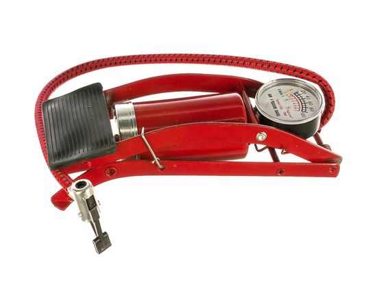 Ножной насос АВТОСТОП одинарный цилиндр 55х100мм AB-51010 – изображение 2