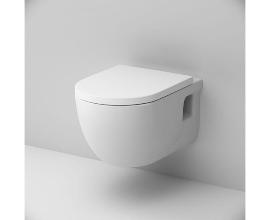 Подвесной унитаз AM.PM Like FlashClean с сиденьем микролифт C801701SC – изображение 4