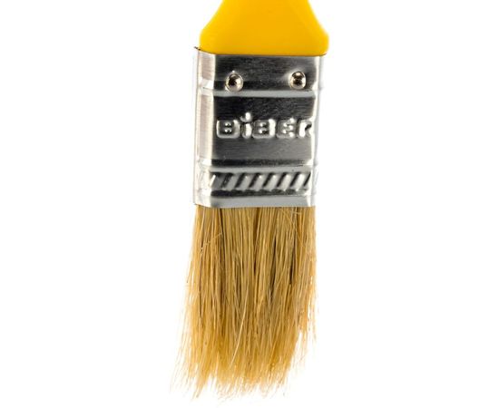 Кисть Эконом (флейцевая, натуральная щетина, пластиковая рукоятка) 25мм Biber 31251 тов-169157 – изображение 2