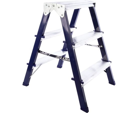 Двухсторонняя стальная стремянка Алюмет MD M8203 – изображение 3